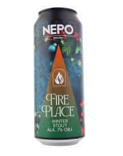 Fireplace winter stout
