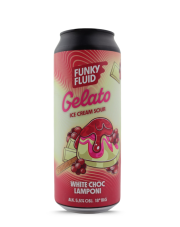 Gelato White Choc Lamponi