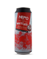 White & Red Crazy Lines Series Polish 