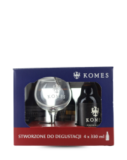  Komes Zestaw Degustacyjny 4x 0,330 +szkło